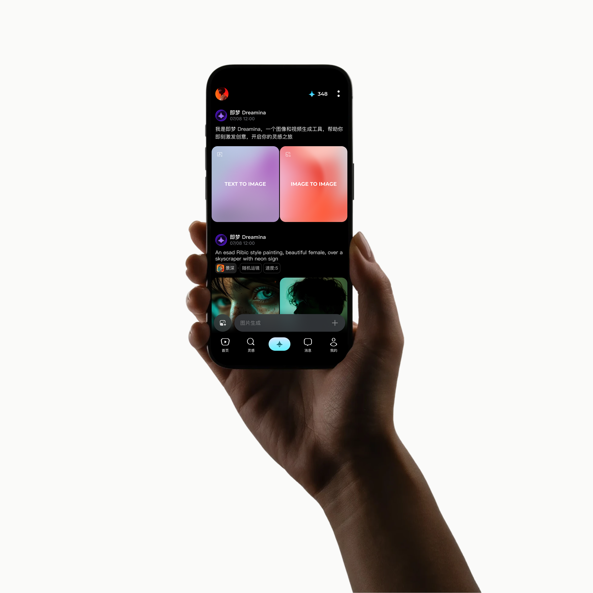 Mobile color editing interface