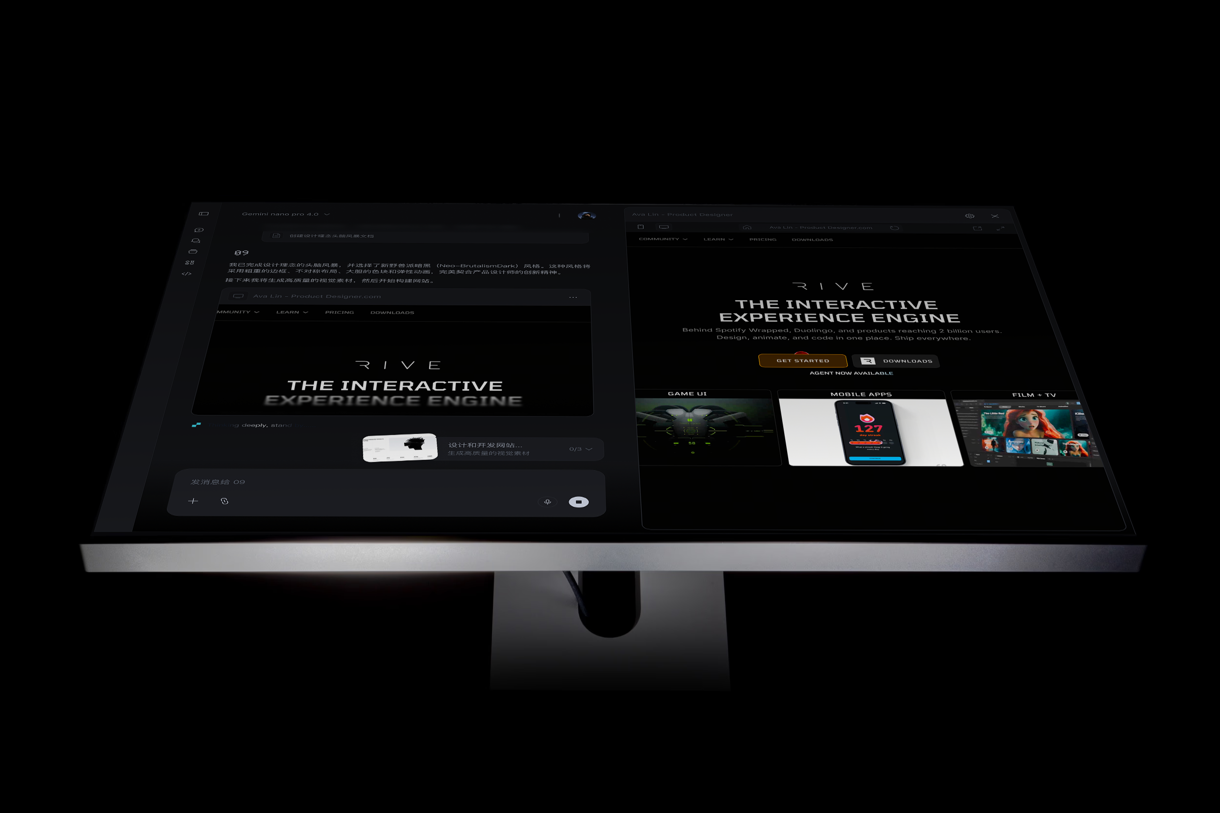 Visual template editor